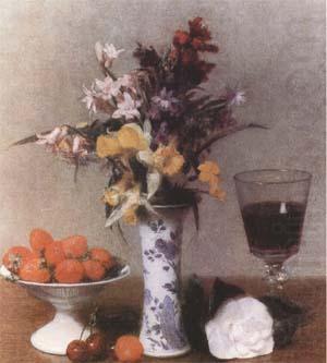 Henri Fantin-Latour Still Life (Aux Fiancailles) (mk09) china oil painting image